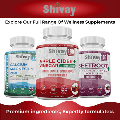 Apple Cider Vinegar Complex with Turmeric, Ginger, Cayenne & Bio Cultures