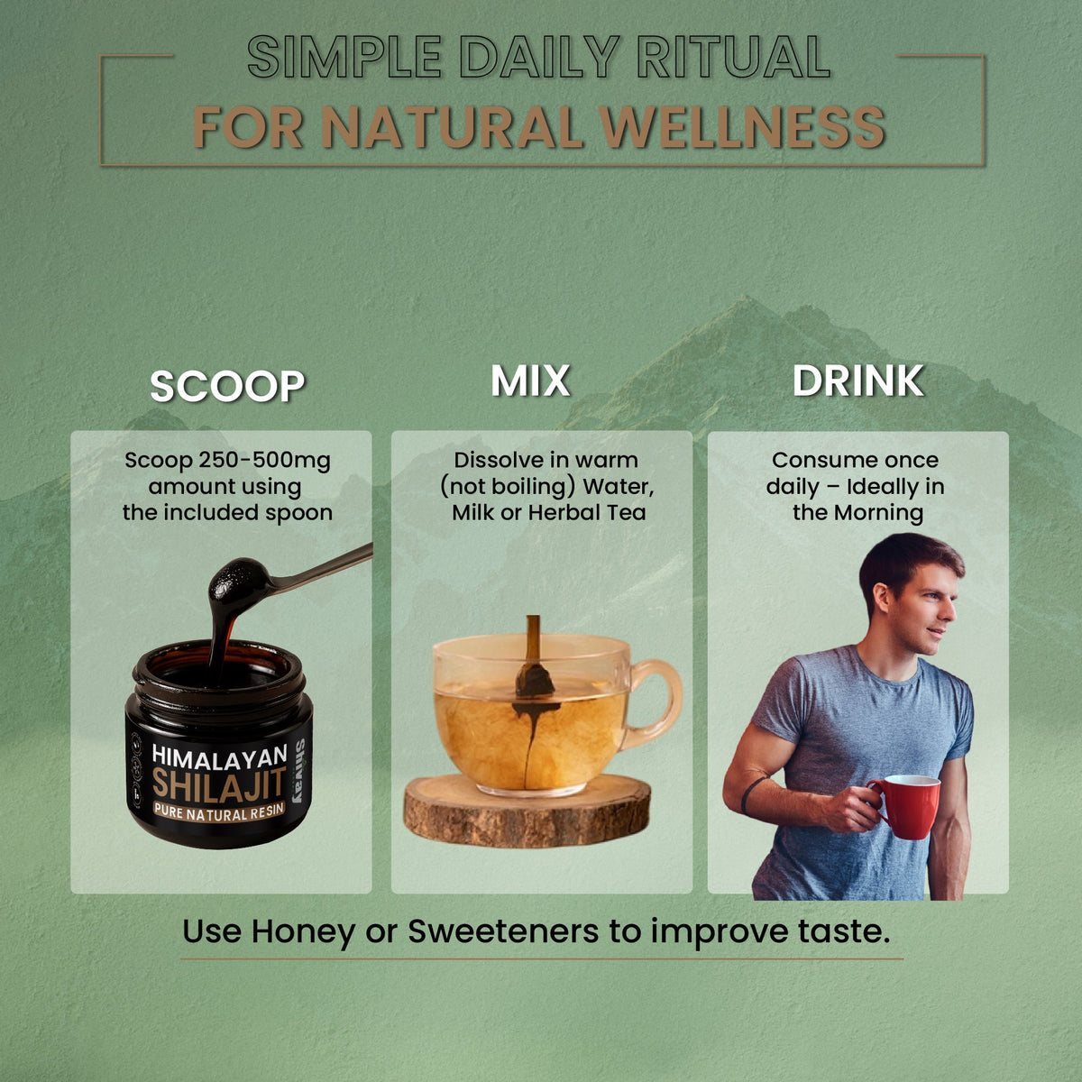 Shivay Herbals Himalayan Shilajit Resin 30g - Natural Source of Fulvic Acid & Humic Acid - Trace Minerals - Made in the UK
