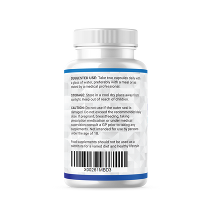 Shivay Herbals Magnesium 3-in-1 Complex - 384mg Elemental Magnesium - Glycinate, Malate & Citrate - 120 Vegan Capsules - Made in the UK
