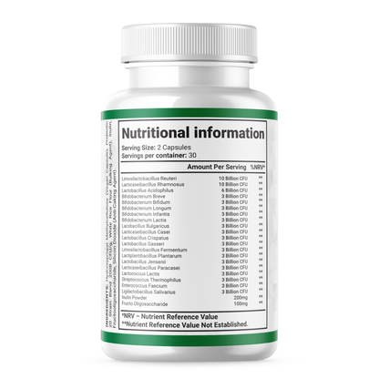 Shivay Herbals Probiotic & Prebiotic Complex - 77 Billion CFU - 20 Live Strains - 60 Vegan Capsules - 1 Month Supply - Made in the UK