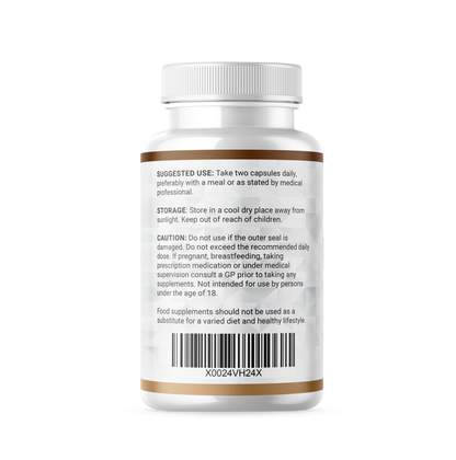 Shivay Herbals Psyllium Husk 2000mg with Lactobacillus Acidophilus - Natural Soluble Fibre & Probiotic - 120 Vegan Capsules - 2 Month Supply - Made in the UK